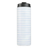 textuurlijnen van papier van notitieboek thermosbeker (Voorkant)