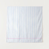 textuurlijnen van papier van notitieboek wandkleed (Voorkant (horizontaal))