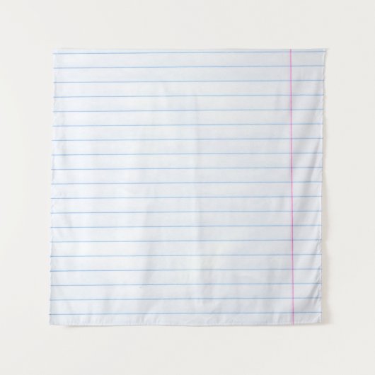 textuurlijnen van papier van notitieboek wandkleed (Voorkant)