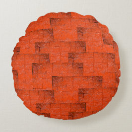 Textuurmozaïek die lijkt op een muur van stenen rond kussen