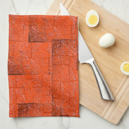 Textuurmozaïek die lijkt op een muur van stenen theedoek