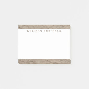 textuurpapier Minimalistisch modern gepersonalis Post-it® Notes