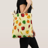 Textuurtas van Mini en Bell Pepper Tote Bag (Dichtbij)