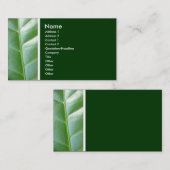 Textuurtoon (Maartenblad) - Gepersonaliseerd Visitekaartje (Voorkant / Achterkant)