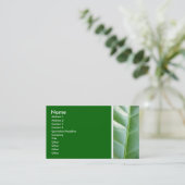 Textuurtoon (Maartenblad) II Visitekaartje (Staand voorkant)