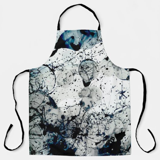 textuurzeepbellen voor behangselpapier schort (Voorkant)