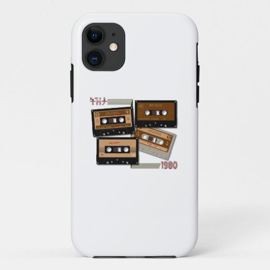 Tezeta Throwback Tunes Cassettebandje Case-Mate iPhone Case (Achterkant)