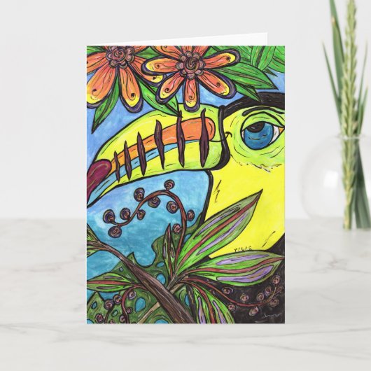 Tezza de Toucan Kaart (Voorkant)