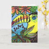 Tezza de Toucan Kaart (Gele Bloem)