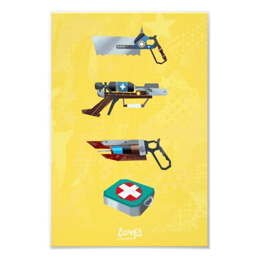 TF2 BLU medic gereedschap print Foto Afdruk (Voorkant)