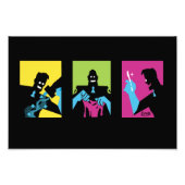 TF2 BLU medic triptiek art print Foto Afdruk (Voorkant)