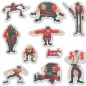 TF2 Meme huurlingen sticker set (Voorkant)