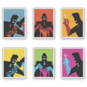 TF2 RED medic dual triptych sticker set (Voorkant)