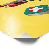 TF2 RED medic tools print Foto Afdruk (Hoek)