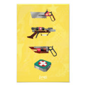 TF2 RED medic tools print Foto Afdruk (Voorkant)