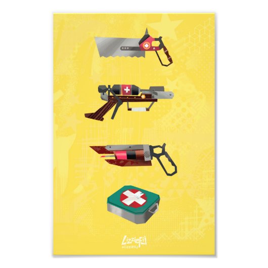 TF2 RED medic tools print Foto Afdruk (Voorkant)