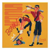 TF2 Scout Bonk! poster print (Voorkant)