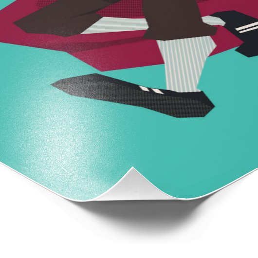 Tf2 Scout strips medium art print Foto Afdruk (Hoek)