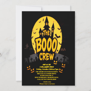 TF Boo Crew Halloween Party Uitnodiging