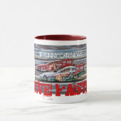 TF Funny Car News Coffee Mok (Midden)