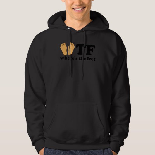 Tf Where's The Feet Hoodie (Voorkant)