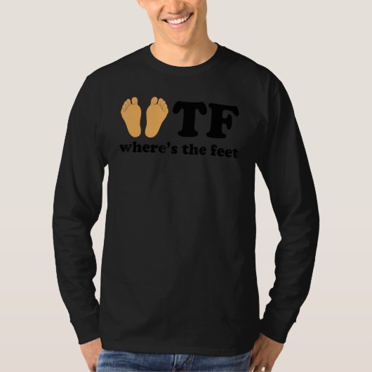 Tf Where's The Feet T-shirt (Voorkant)
