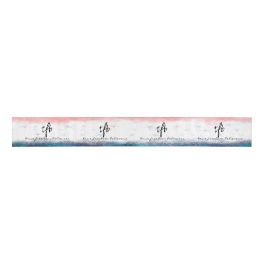 TFB American Freedom Believers Patriotic Grosgrain Lint (Voorkant)