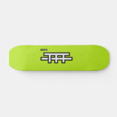 TFF-basis (lichtgroen) Skateboard (Horizontaal)