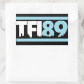 TFI89 Carolina Blauwe Sticker (Tas)