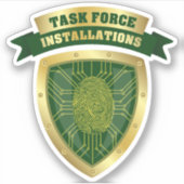 TFI Aangepast gesneden vinylSticker Sticker (Voorkant)