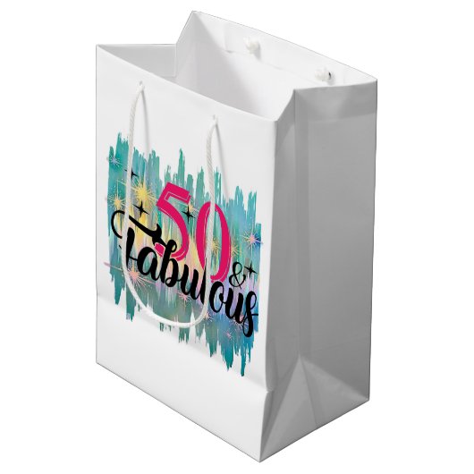 Tfifty En Fabulous Geschenktas Medium Cadeauzakje (Voorkant Gekanteld)