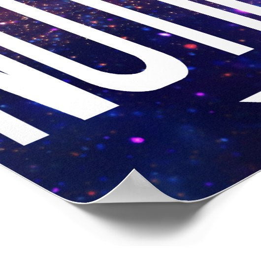 TFiOS het universum wil worden genoteerd Poster (Hoek)