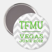TFMU Vegas Limoen Chevron Magnet (Voorkant / Achterkant)
