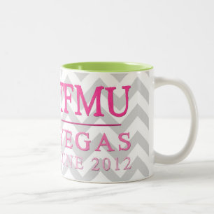 TFMU VEGAS Pink Chevron Mok