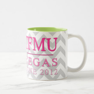 TFMU VEGAS Pink Chevron Mok