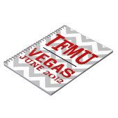 TFMU VEGAS Red Chevron-laptop Notitieboek (Linkerzijde)