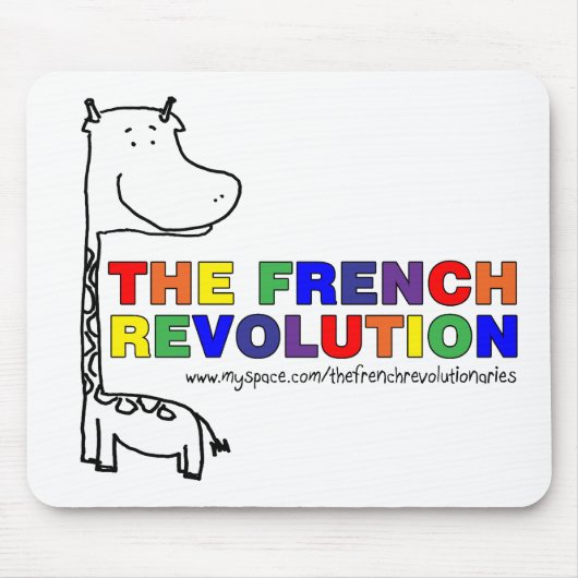 TFR RegenboogGiraffe Muismat (Voorkant)