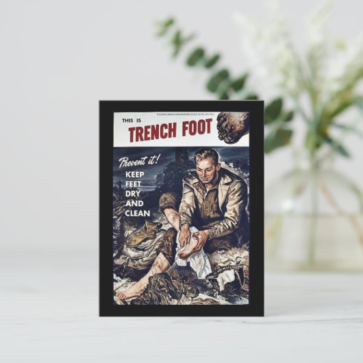 TFrench Foot Briefkaart (Staand voorkant)