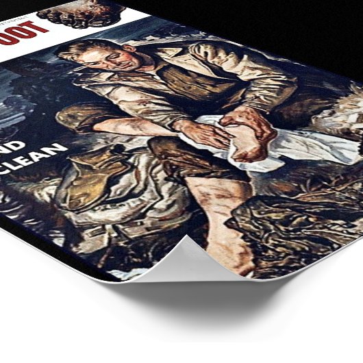 TFrench Foot Poster (Hoek)