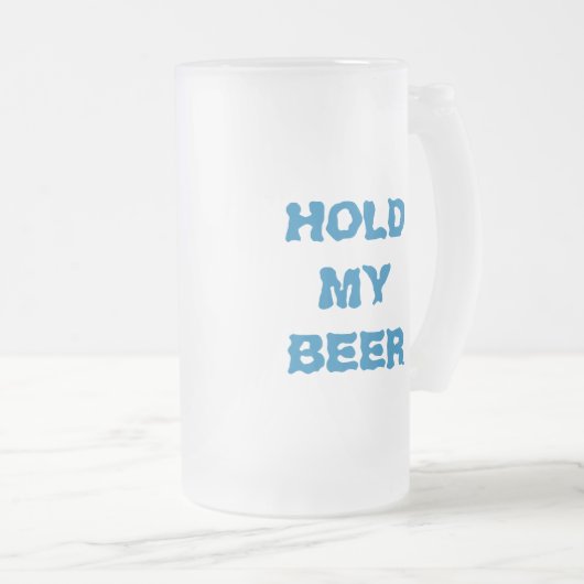 TFS Hold My Beer Matglas Bierpul (Voorkant rechts)