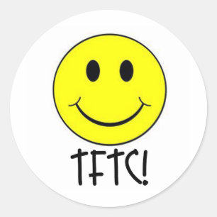 TFTC met Ronde Sticker