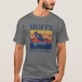 Tg Retro  Muffs Diving School Costuum Diver T-shirt (Voorkant)