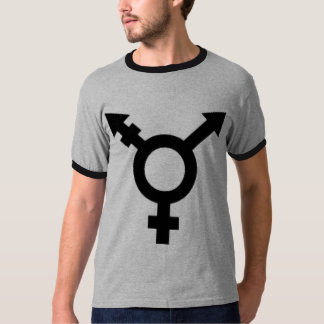 tg symbool zwart t-shirt