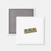 TGF Letter-Tegels Magneet (Voorkant / Achterkant)