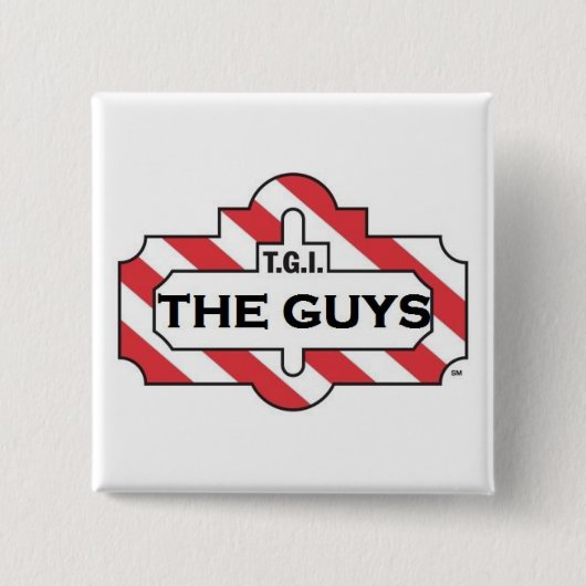 TGI The Jongens Badge Vierkante Button 5,1 Cm (Voorkant)