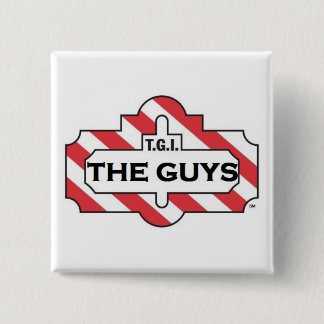 TGI The Jongens Badge Vierkante Button 5,1 Cm