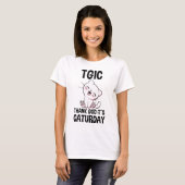 TGIC Dank God Het Is Caturday T-shirt (Voorkant volledig)