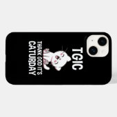TGIC Thank God It's Caturday Case-Mate iPhone Case (Achterkant (horizontaal))