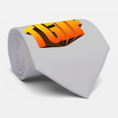 TGIF 3D Yellow Rainbow Airpenseel Stropdas (Opgerold)