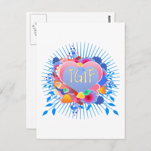 TGIF BRIEFKAART (Voorkant / Achterkant)